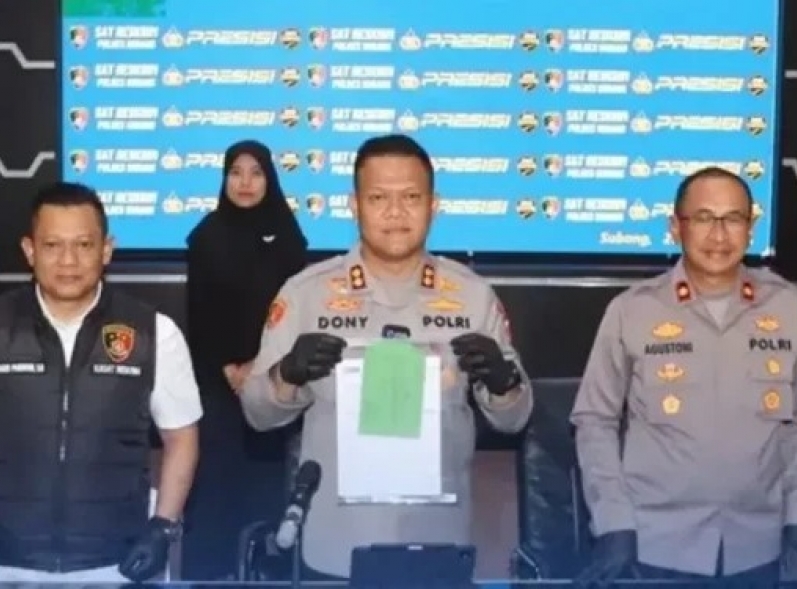 Polres Subang Tahan Oknum Pejabat Kesbangpol Terkait Dugaan Penipuan Proyek Fiktif
