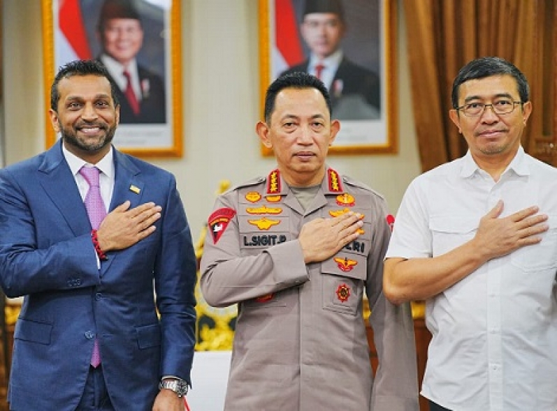 Kapolri Terima Audiensi Direktur FBI, Perkuat Kerja Sama Penanggulangan Kejahatan Transnasional