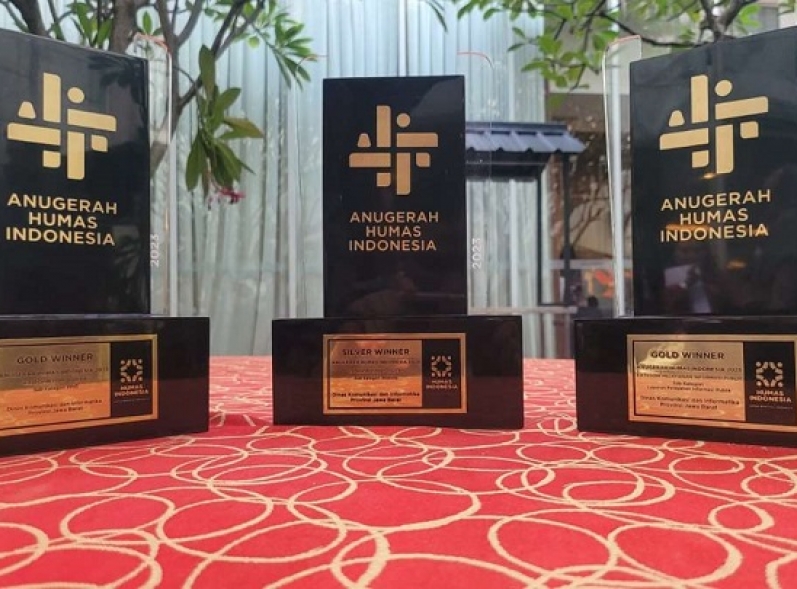 Diskominfo Jabar Raih Tiga Penghargaan Anugerah HUMAS INDONESIA 2023