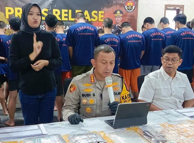 Polrestabes Bandung Ungkap Penangkapan Kasus Peredaran Nakoba Sepanjang Tahun 2025 Sangat Signifikan
