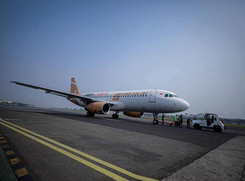 Super Air Jet Resmi Mengudara dari Bandara Internasional Husein Sastranegara