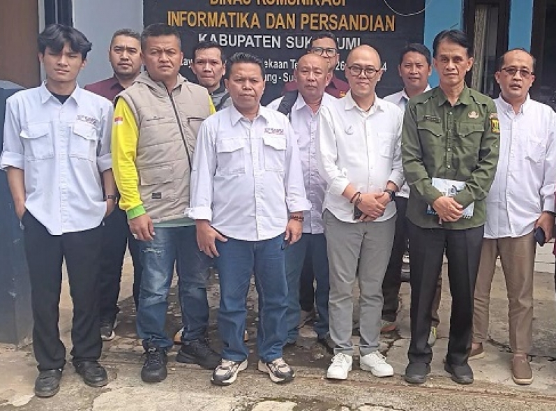 Sinergi Membangun Daerah, SMSI Sukabumi Raya Audiensi dengan Diskominfo Kabupaten Sukabumi