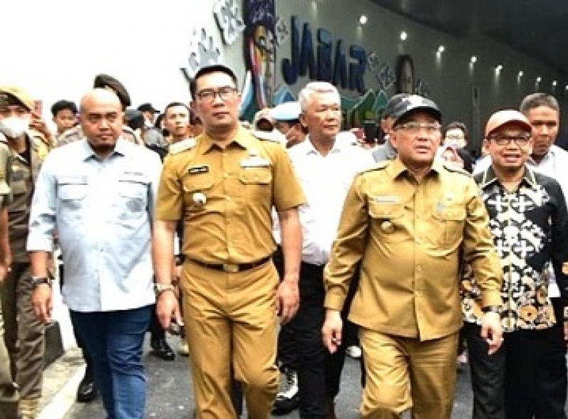 Gubernur Ridwan Kamil Resmikan Underpass Dewi Sartika Kota Depok