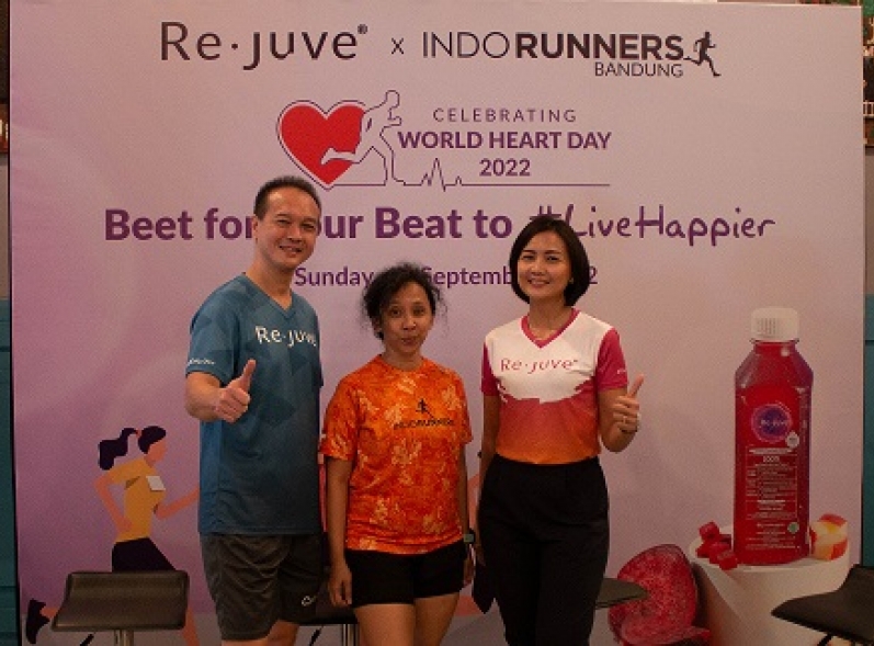 Rayakan Hari Jantung Sedunia, Re.juve Lakukan Community Fun Run Bersama Indo Runners Bandung
