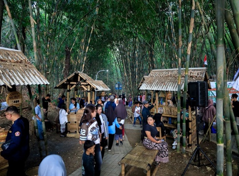 Wali Kota Bandung Resmikan Destinasi Wisata Padaringan Leuweung Awi Cisurupan