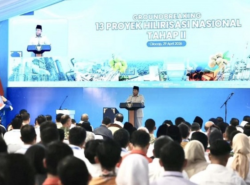 Presiden Prabowo Lakukan Groundbreaking 13 Proyek Hilirisasi Nasional Tahap II Senilai Rp116 Triliun