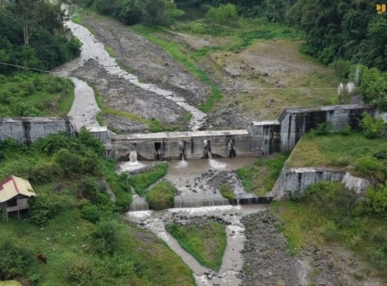 Kementerian PU Cek Kesiapan Infrastruktur Pengendali Lahar, Dalam Rangka Gunung Sinabung Siaga