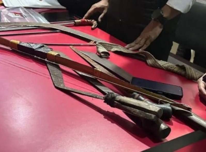 Polresta Bandung Ringkus Belasan Remaja Bersenjata Tajam di Rancamanyar