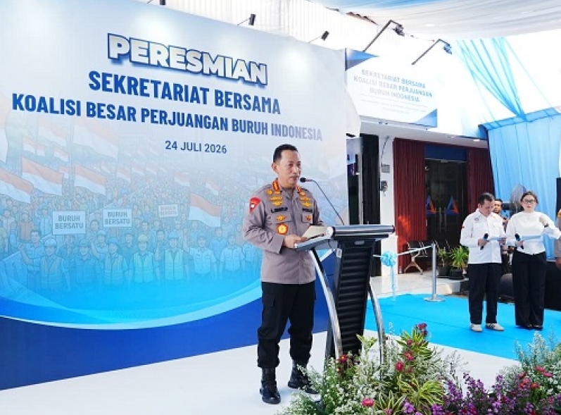 Kapolri: Desk Ketenagakerjaan Hadir Berikan Solusi bagi Persoalan Buruh