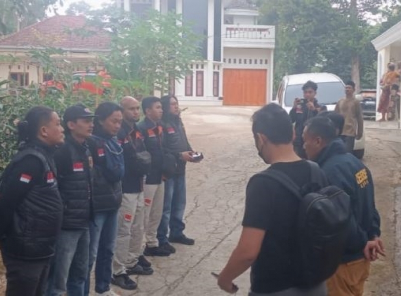 Polres Ciamis Lakukan Pengamanan Operasi Penindakan Terorisme di Rajadesa