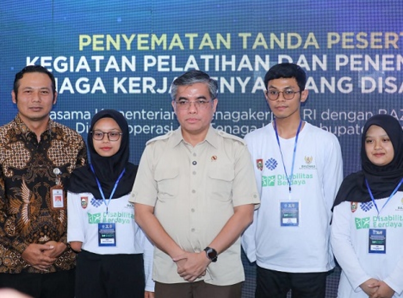 Menaker: Penyandang Disabilitas Harus Mendapat Kesempatan Kerja yang Setara