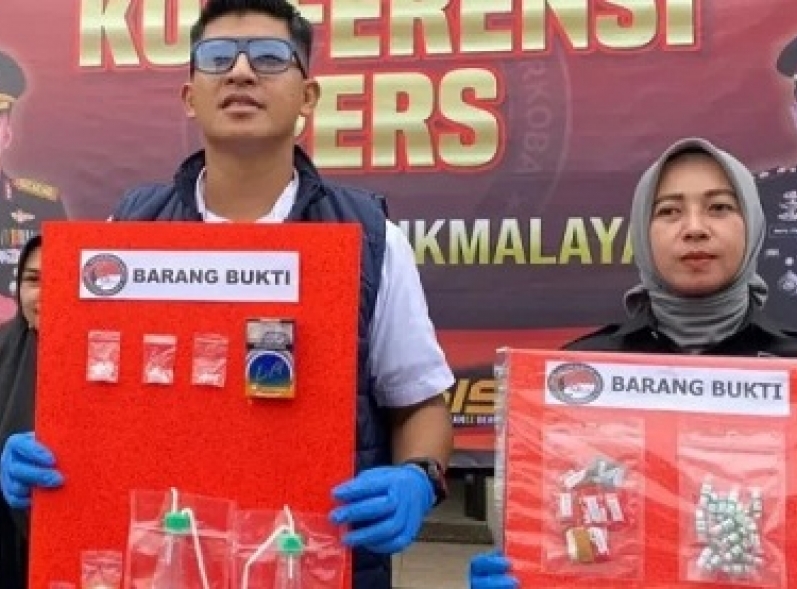 Polres Tasikmalaya Ungkap Jaringan Sabu Lintas Kabupaten, Dua Kurir Asal Garut Diringkus