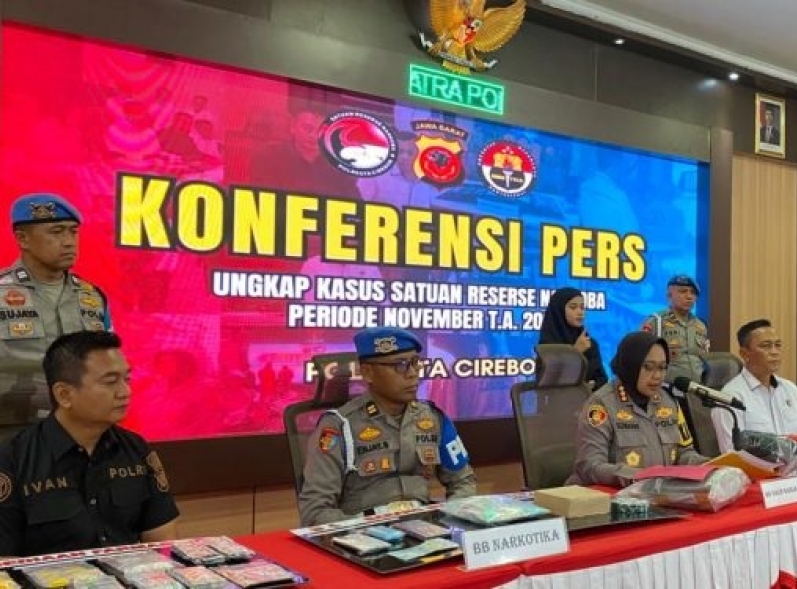 Polresta Cirebon Berhasil Ungkap 12 Kasus Narkoba dan Menangkap 15 Tersangka