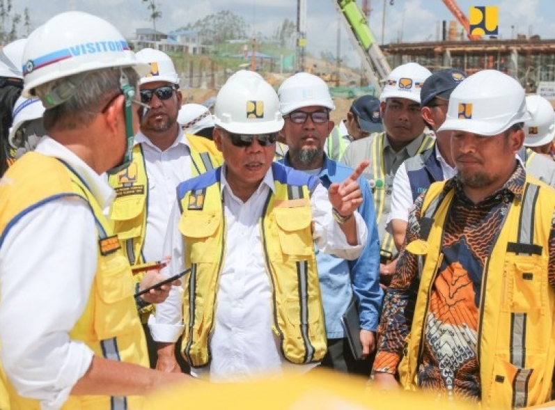 Tinjau IKN Nusantara, Menteri Basuki: Progres Pembangunan Infrastruktur Dasar Terjaga (On Schedule)