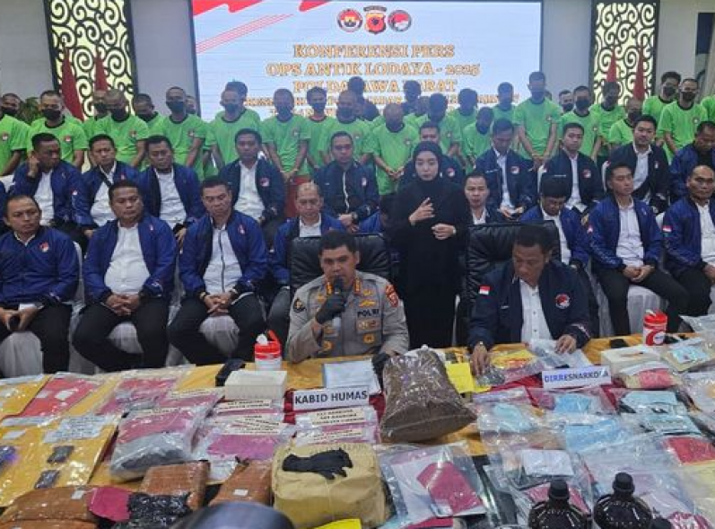 Dalam Kurun Waktu 10 Hari, Polda Jabar Tangkap 372 Pengedar Narkoba