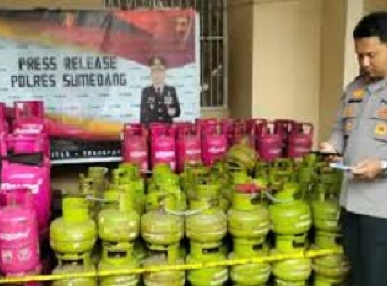 Polres Sumedang Ringkus Tiga Pria yang Lakukan Praktik Elegal Suntik Gas LPG Subsidi ke Tabung  Non subsidi