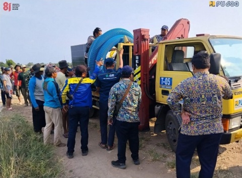 Kementerian PU Selamatkan 250 Hektare Sawah di Desa Leuweunghapit Majalengka dari Ancaman Kekeringan