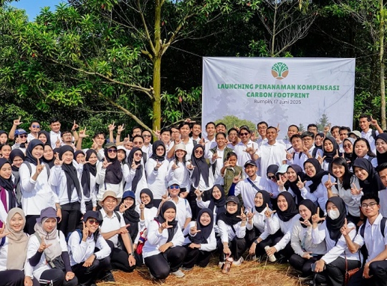 Menteri Kehutanan Raja Juli Antoni, Gelar Kick Off Aksi Hijau Kurangi Emisi CO&acirc;&sbquo;&sbquo; di Rumpin Bogor