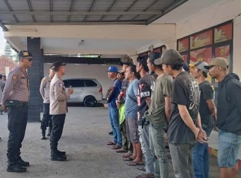 Polresta Bandung Amankan 52 Terduga Preman dan Jukir Liar dalam Operasi Gabungan